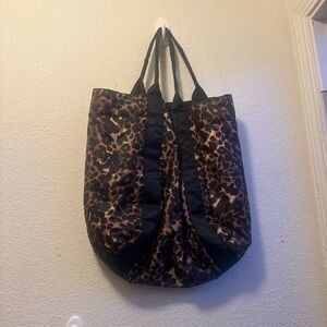 Leopard Print Tote Bag